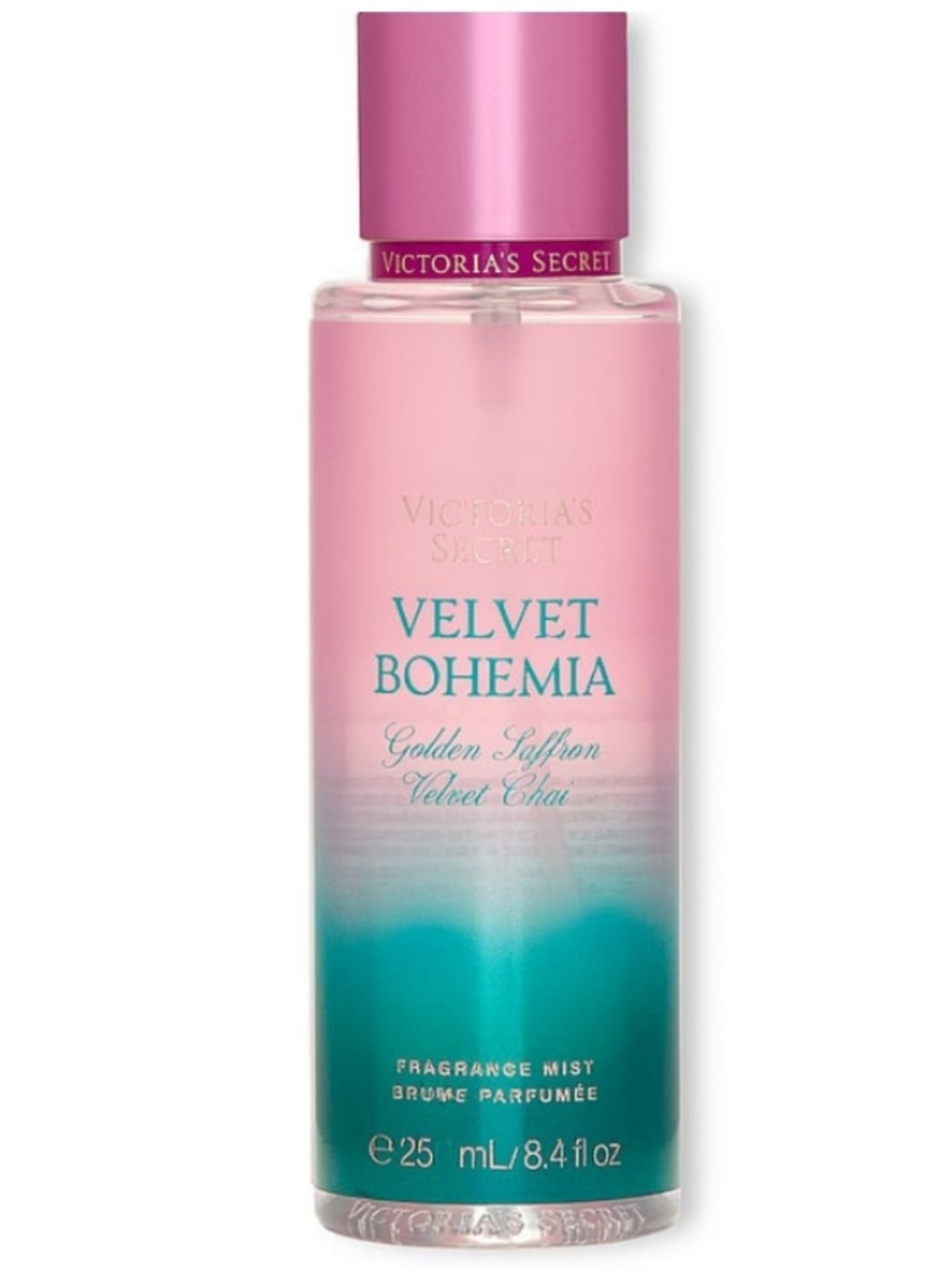 Victoria's Secret Velvet Bohemia Fragrance Mist - Pink and Teal